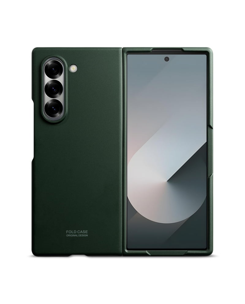 DailyObjects Green Air Skin Slim Case Cover for Galaxy Z Fold 7 | Polycarbonate TPU Slim Back Cover | Anti Shock, Scratch Resistant | Sturdy Design | Full Body Protection | Wireless Charging - Image 1
