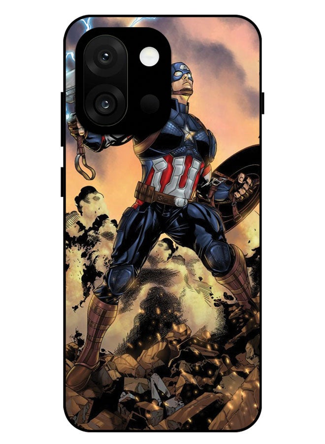 الصيد العين غطاء حماية مطبوع لهاتف OnePlus 13T - كابتن أمريكا - Image 1