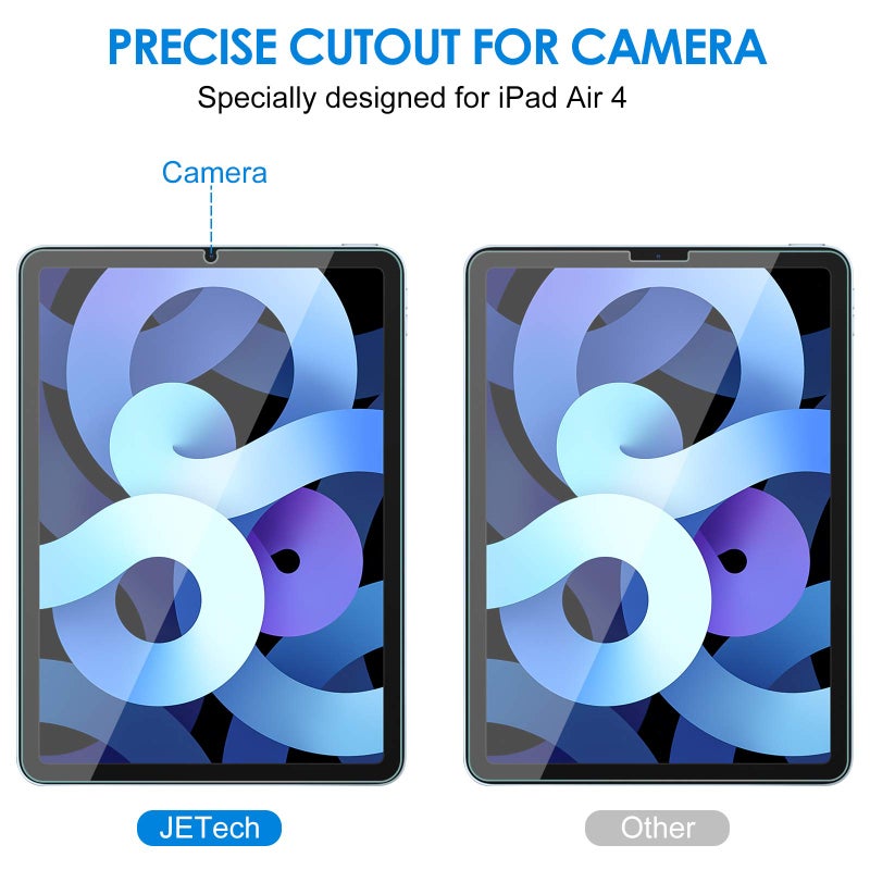 جي تيك واقي شاشة لجهاز Ipad Air 5 و4 10.9 بوصة من الزجاج المقسى - Image 3