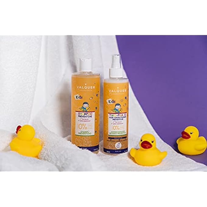 VALQUER LABORATORIOS SHAMPOO AND PREVENTATIVE BALM PACK FOR CHILDREN OF SCHOOL AGE DOLLS PREVENTION WITH MEALUCUS OIL 400ML + 300ML - Image 2