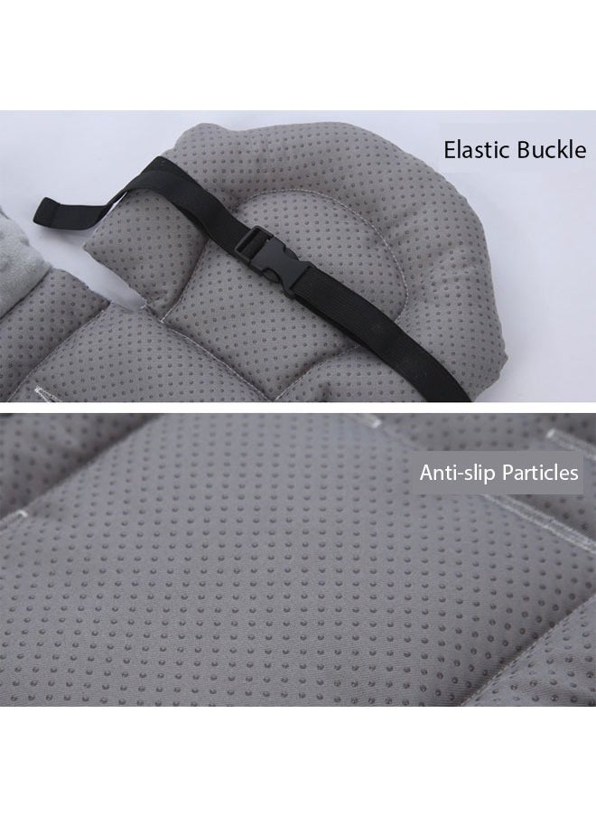 oldlaiben Baby Stroller Seat Cushion, Baby Dining Chair Cushion, Soft Support Cushion, Non-slip Cushion, Fully Enclosed Design, For Boys And Girls（Grey）  - Image 5