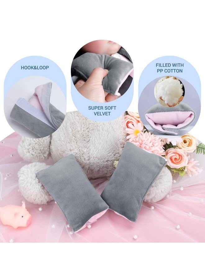 COOLBEBE Car Seat Straps Shoulder Pads for Baby Kids, Super Soft Seat Belt Covers for All Car Seats/Pushchair/Stroller/High Chair(Grey/Pink) - Image 5