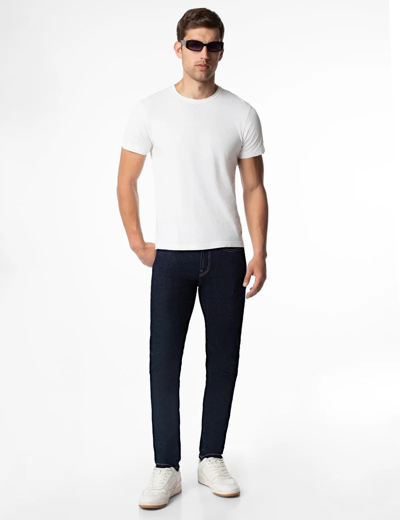 Inkd Men's Regular Fit Jeans - Mid-Rise | Cotton Blend | Lightweight | Classic 5 Pocket Styling