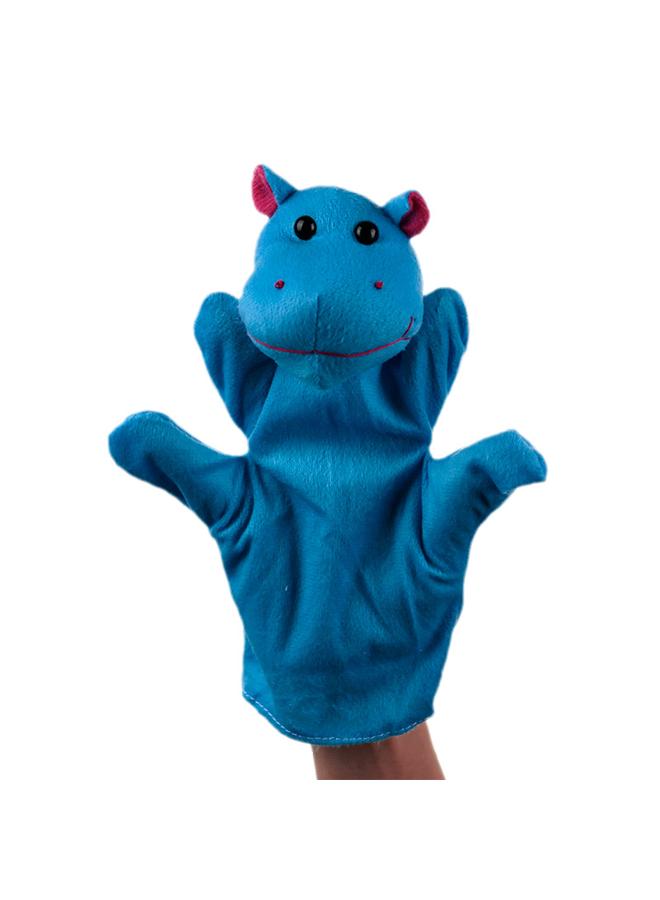 الأزرق جي دبليو دمى الحيوانات الجديدة دببة القطيفة لعبة قفازات خمسة أصابع دمى جرو التوزيع - Image 1