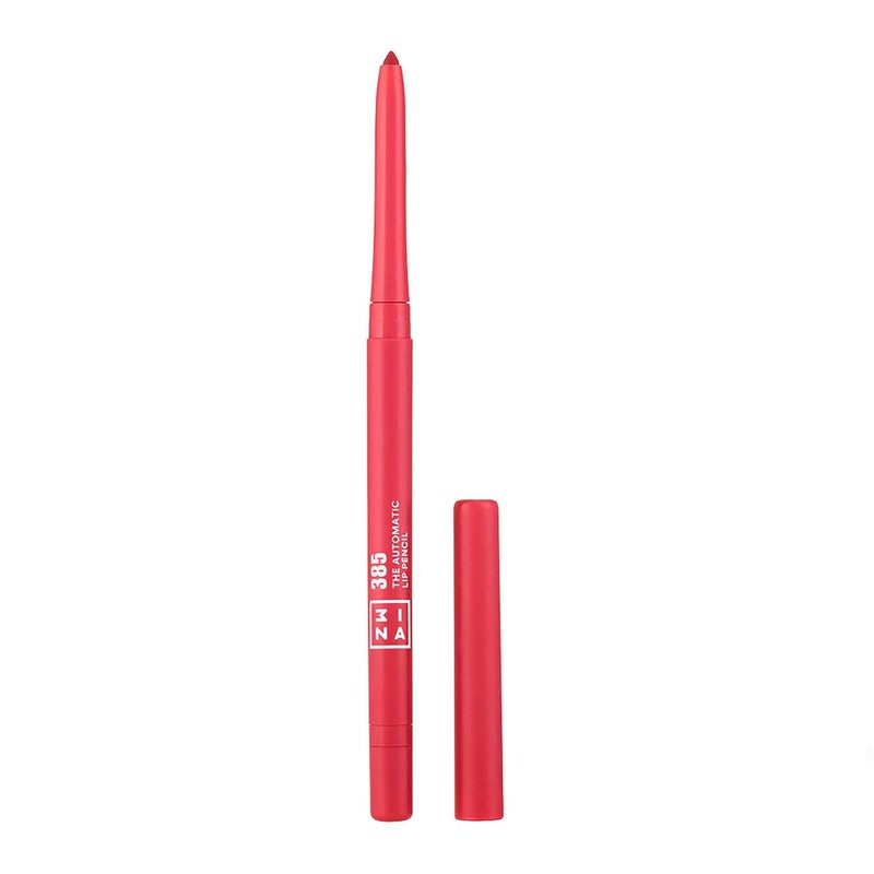 3INA The Automatic Lip Pencil 385  High Concentration Pigments  LongWearing Formula  Rich Color PayOff  Helps To Make The Lipsticks Last Longer  Fluid Glide Tip  Cruelty Free  001 Oz