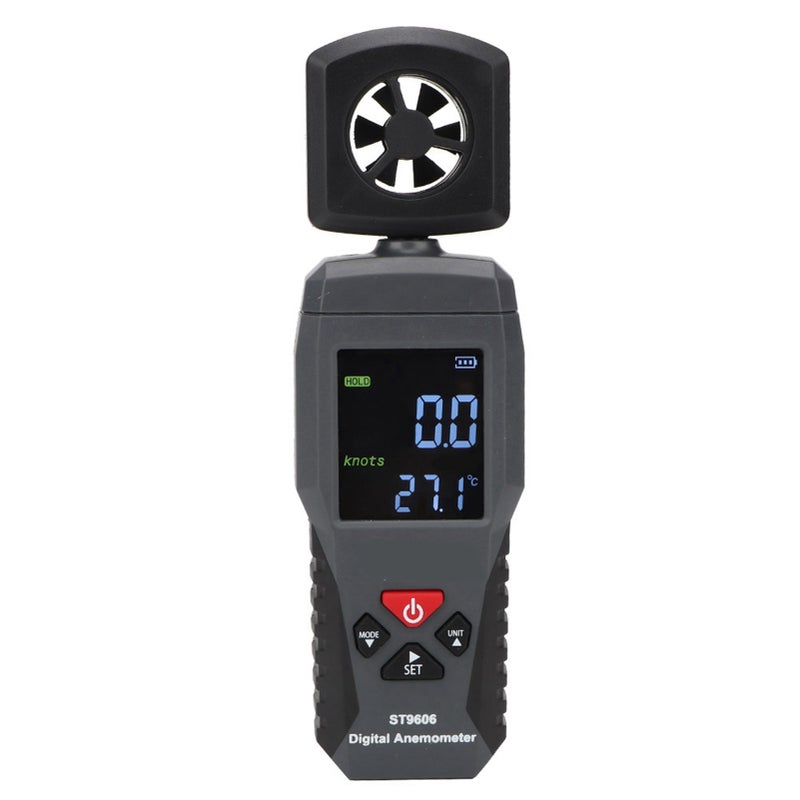 Wind Speed Meter: 0.3-30 M/s Range, Multi-Unit Conversion - Data Retention With Max Min Avg Values, Wind Speed Alarm for Outdoor Monitoring, Weather Testing, Industrial Use - Image 1