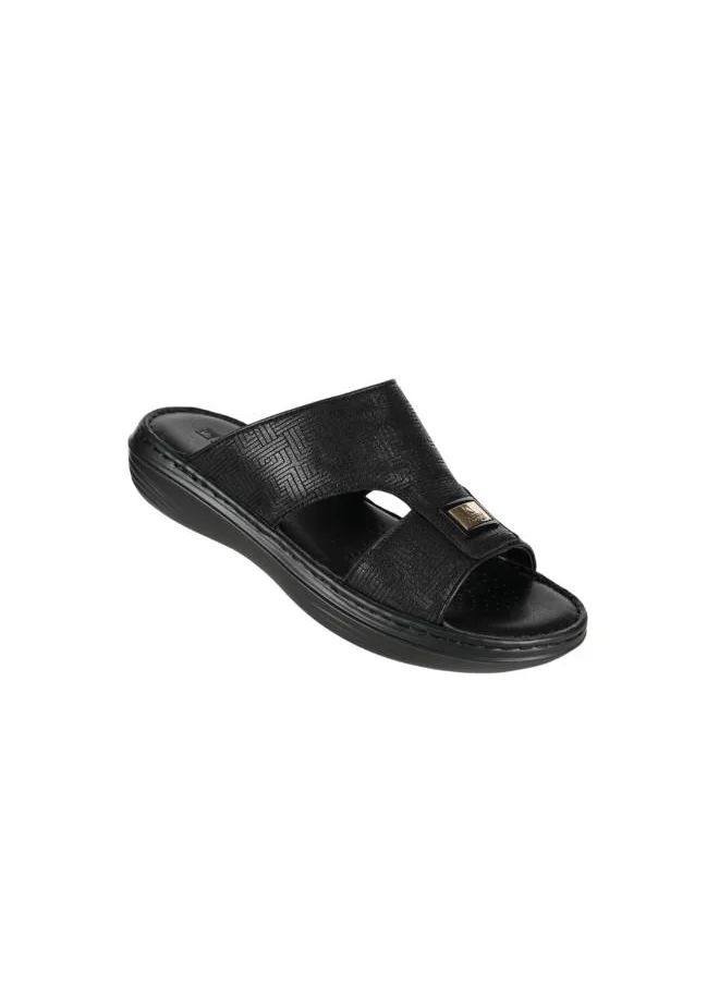 بارجيل أونو 008-3606 Barjeel Uno Mens Arabic Sandals 21410-61 Black