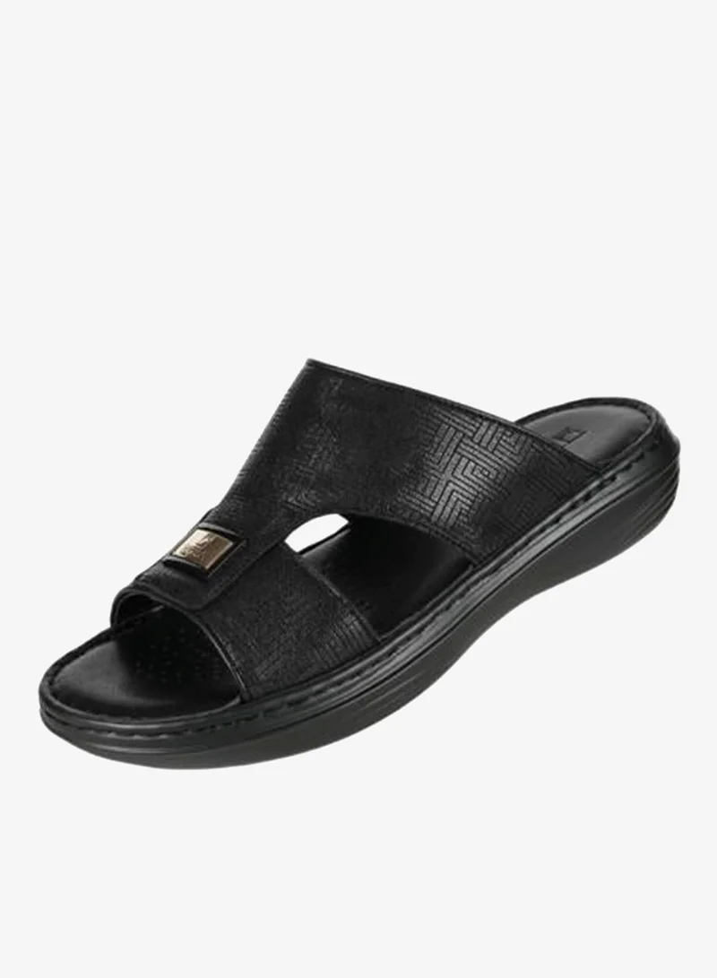 008-3606 Barjeel Uno Mens Arabic Sandals 21410-61 Black