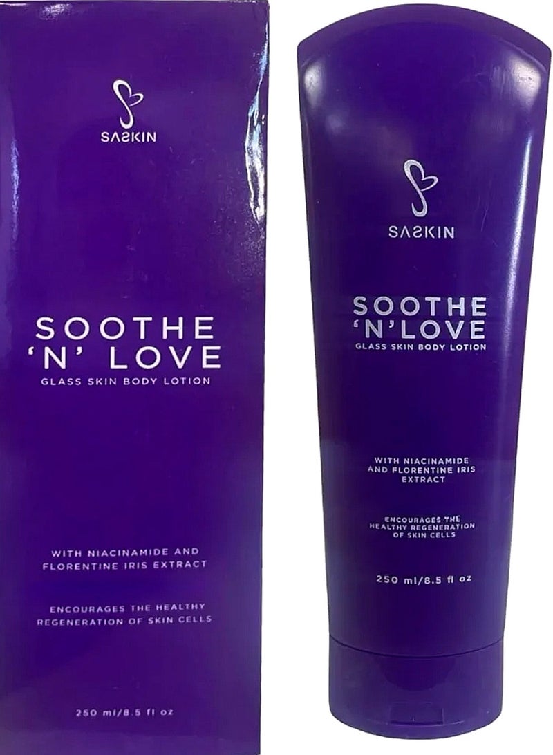 SASKIN SOOTHE 'N' LOVE GLASS SKIN BODY Lotion 250ml - Image 1