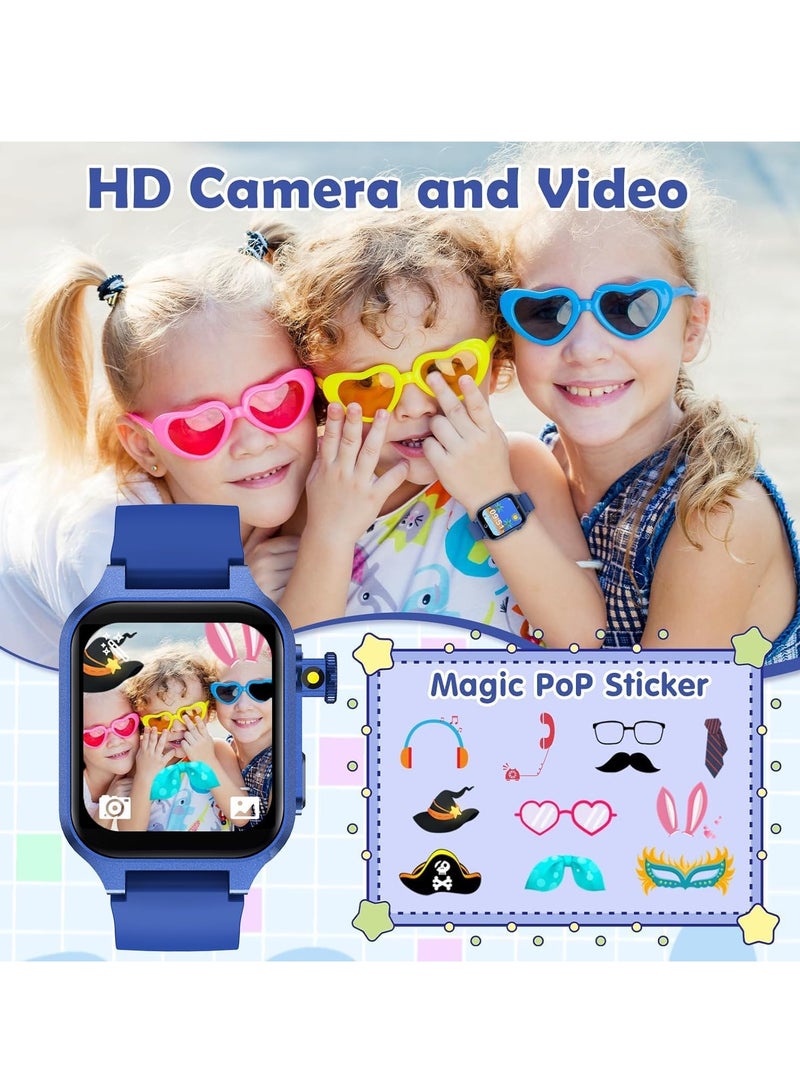 Children's Smart Watch 32 Games, Watch Child Boy Girl HD Camera Music Video Pedometer AudioBook Alarm Clock Smart Watch Children Birthday Gifts for Girls and Boys 3-12 Ys - Image 4