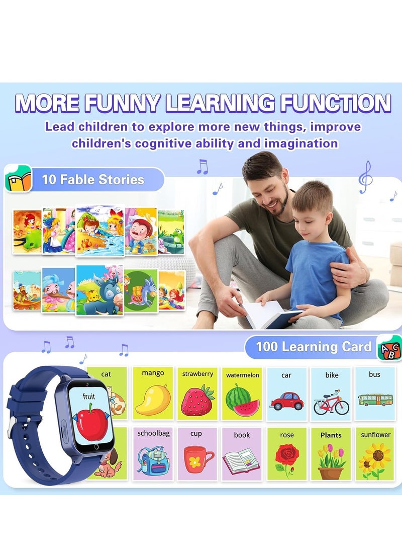 Children's Smart Watch 32 Games, Watch Child Boy Girl HD Camera Music Video Pedometer AudioBook Alarm Clock Smart Watch Children Birthday Gifts for Girls and Boys 3-12 Ys - Image 5