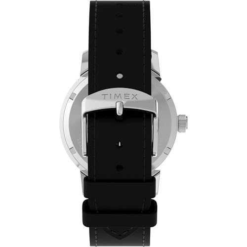 TIMEX ساعة تيمكس للرجال مارلين 40 مم - أسود بقطعتين مع إطلاق سريع بقرص أخضر وحالة من الفولاذ المقاوم للصدأ - Image 3