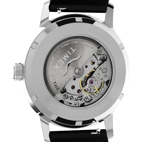 TIMEX ساعة تيمكس للرجال مارلين 40 مم - أسود بقطعتين مع إطلاق سريع بقرص أخضر وحالة من الفولاذ المقاوم للصدأ - Image 4