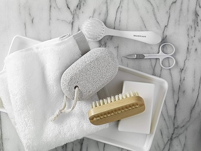 Manicare Plastic Nail Brush Hygienic Hand Fingertip Nail Cleaning Brush Scrubbing Brush To Clean Under Nail Dirt Grime And Grease Firm Strong Bristles Fingernails Toenails Home Garden Salon - Image 4