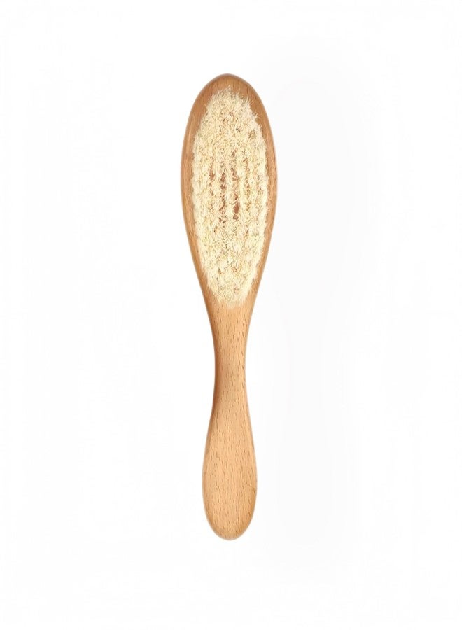Duruan Baby Hair Brush with Wooden Handle, for Newborns & Toddlers-Natural Soft Goat Bristles-Ideal-Perfect Baby Registry Gift - Image 1