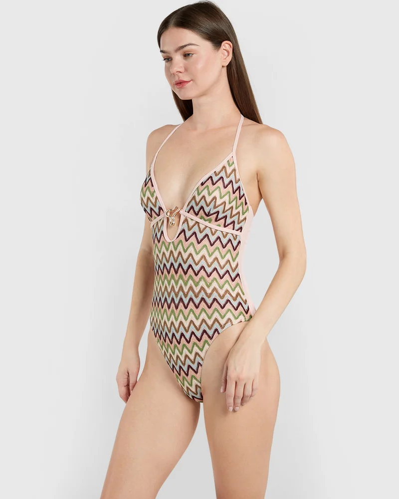 Isla & Evie Isla & Evie Crochet Decal Swimsuit