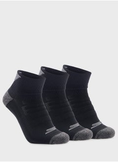 SKECHERS 3 Pack Terry Qtr Crew Socks  - Image 1