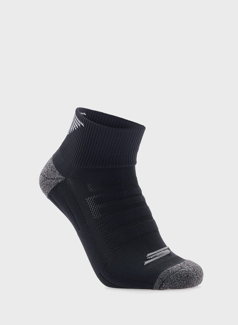 SKECHERS 3 Pack Terry Qtr Crew Socks - Image 2