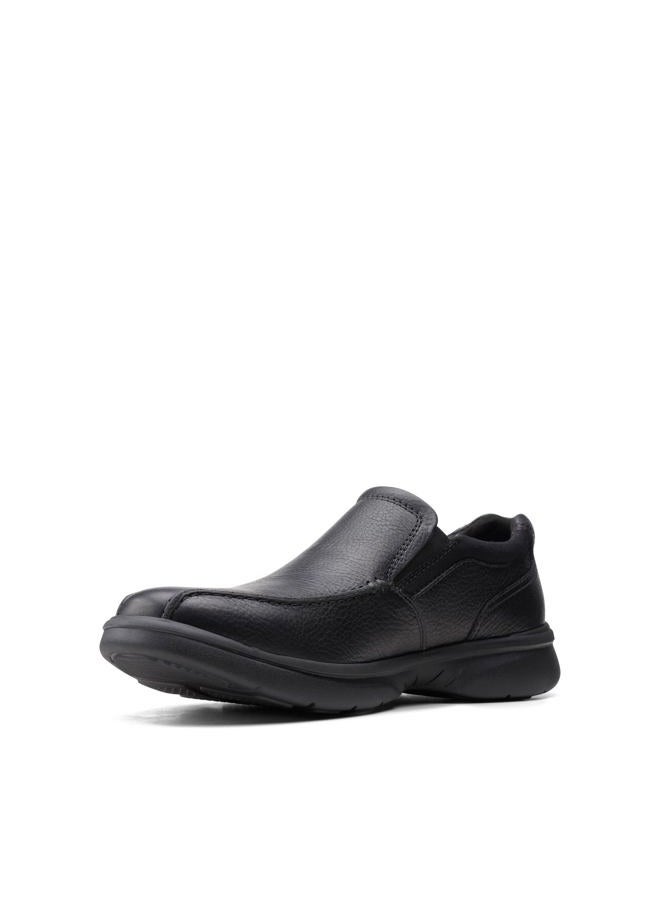 clarks Men's Bradley Step Loafer, Black Tumbled Leather, 9.5, 42.5 EU - Image 1