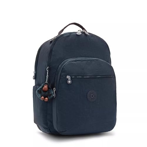 KIPLING KIPLING حقيبة ظهر كيبيلينغ النسائية سيول إكسترا لارج 17 بوصة للابتوب، متينة، واسعة مع أحزمة كتف مبطنة، حقيبة - Image 4
