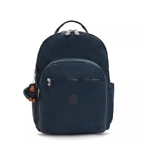 KIPLING KIPLING حقيبة ظهر كيبيلينغ النسائية سيول إكسترا لارج 17 بوصة للابتوب، متينة، واسعة مع أحزمة كتف مبطنة، حقيبة - Image 1