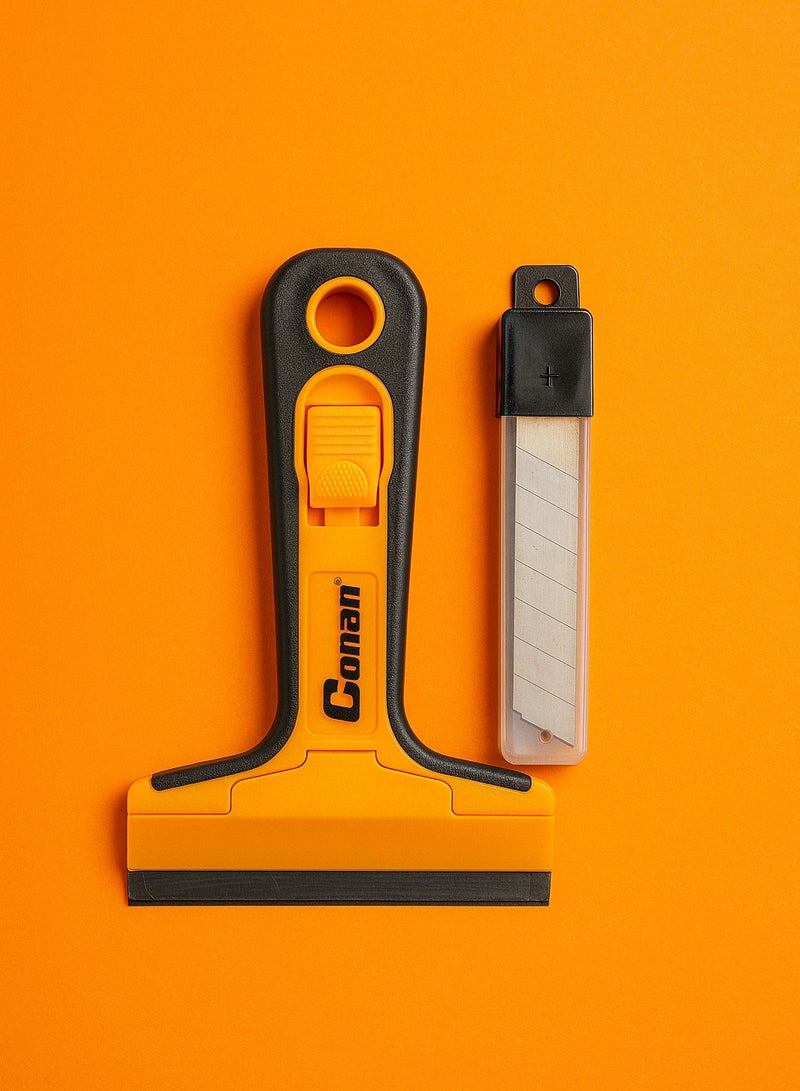 Conan Multi-Purpose Scrape Cutter with 11 Spare Blades – Conan COSC086, Professional Design with Metal Handle - Image 2