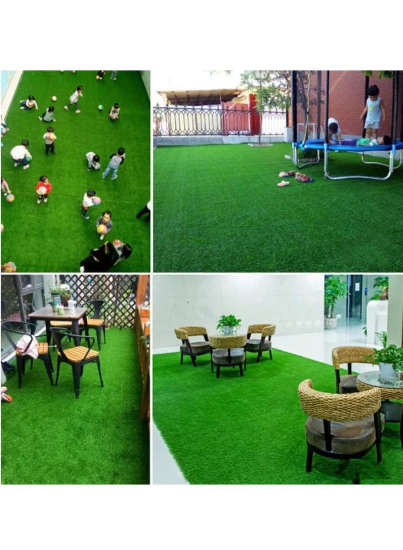 Artificial Fake Grass Carpet Turf For Garden 2x2m - Image 2
