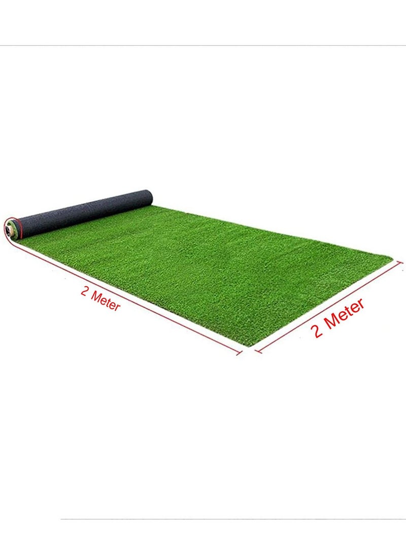 Artificial Fake Grass Carpet Turf For Garden 2x2m - Image 4