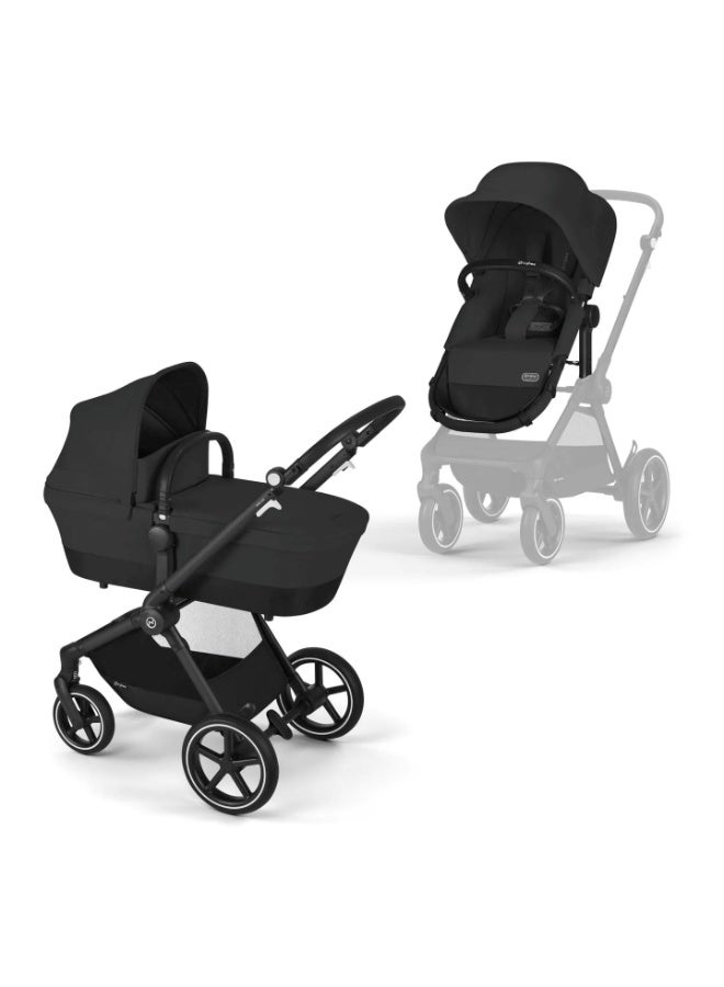 Cybex - EOS Travel System Moon Black (Frame Black) - Cloud G Magic Black - Image 3