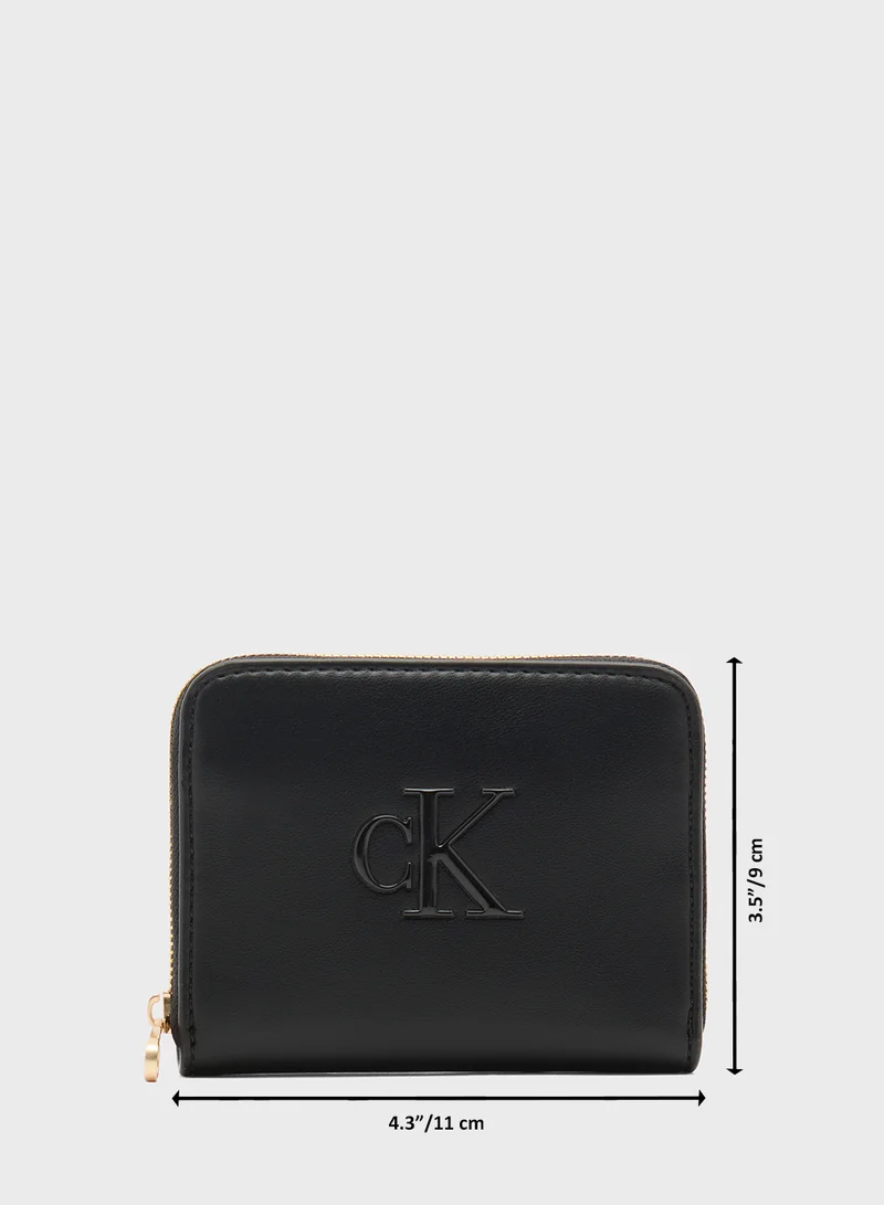 CALVIN KLEIN Casual Raised Zip Around Wallet