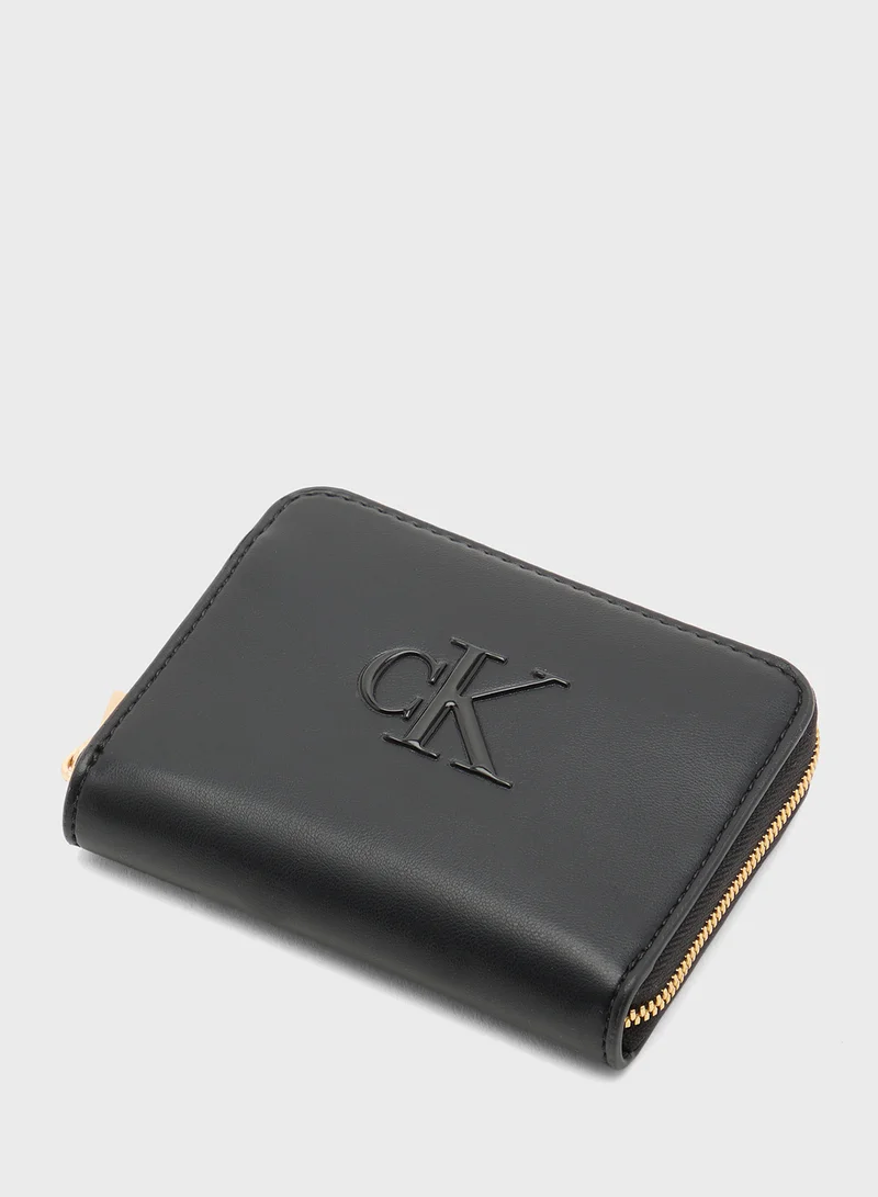 CALVIN KLEIN Casual Raised Zip Around Wallet