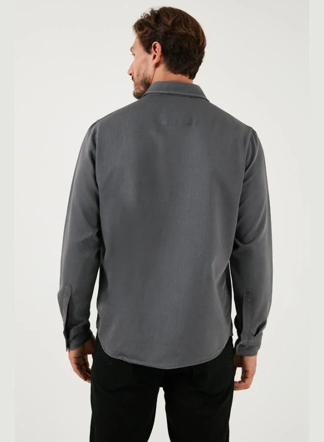 Buratti  Buratti Cotton Double Pocket Regular Fit Shirt Men's SHIRT CF25W128858 for Men | Best Price UAE