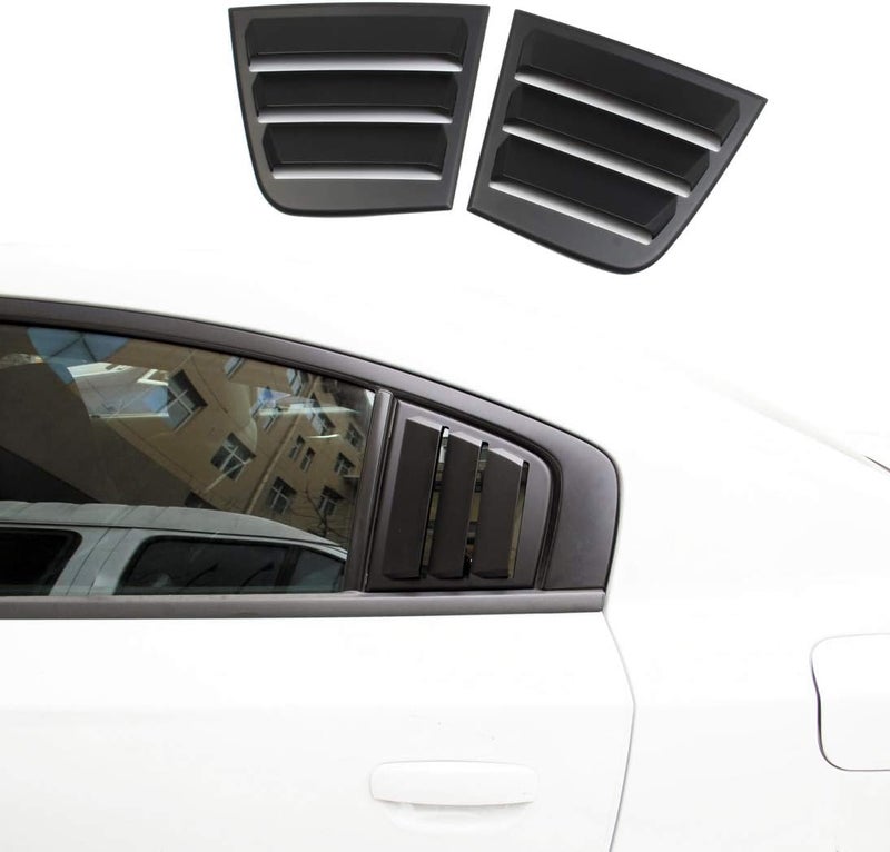 crosselec Side Window Louvers for Dodge Charger 2011-2021 - Image 1