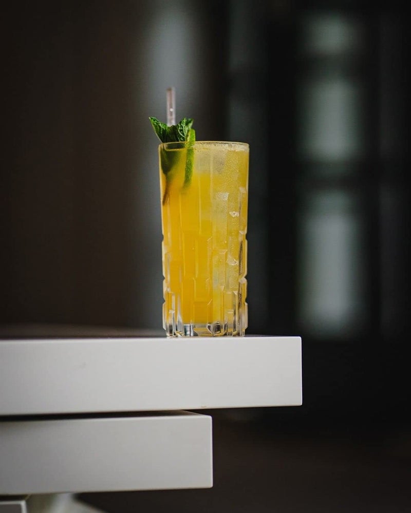 RCR Cristalleria Italiana ETNA Long Drink Crystal Water Juice Glass Tumbler, Set of 6 (340 ml,Italy Made) - Image 3