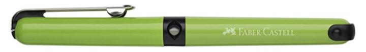فابير كاستل قلم نافورة المدرسة الطازجة من فابر كاستل، أخضر فاتح، قلم نافورة رائع للمبتدئين وخبراء الكتابة، لليد اليمنى واليسرى، صنع في ألمانيا - Image 1