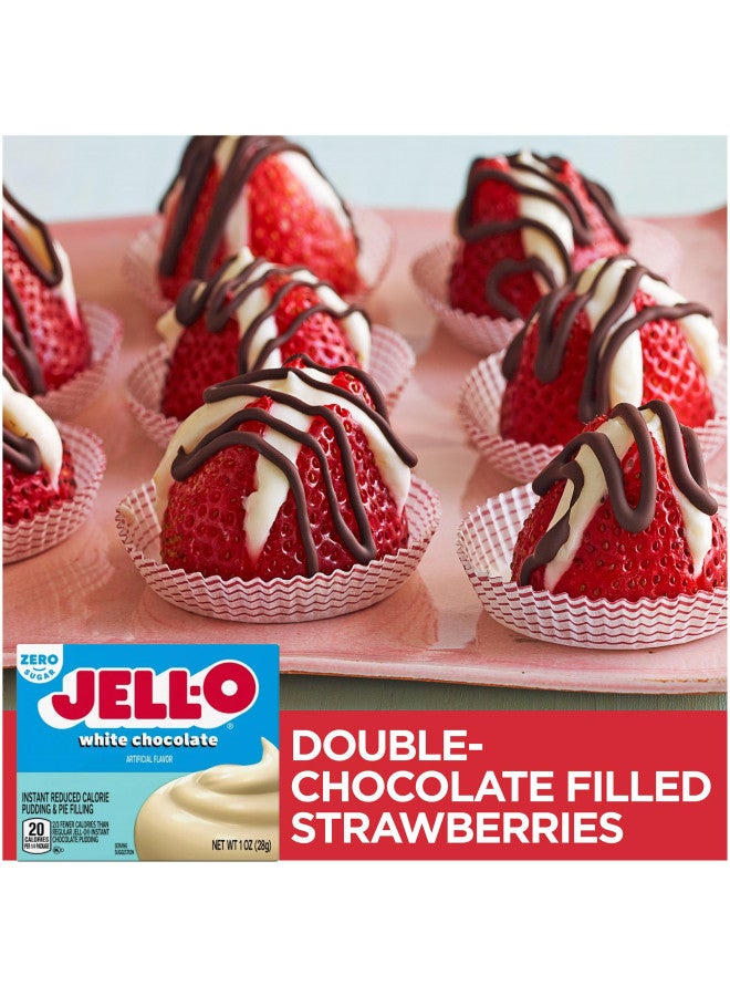 Jell-O Jell-O Instant White Chocolate Sugar-Free Fat Free Pudding & Pie Filling Mix (1oz Boxes, Pack of 6) - Image 4