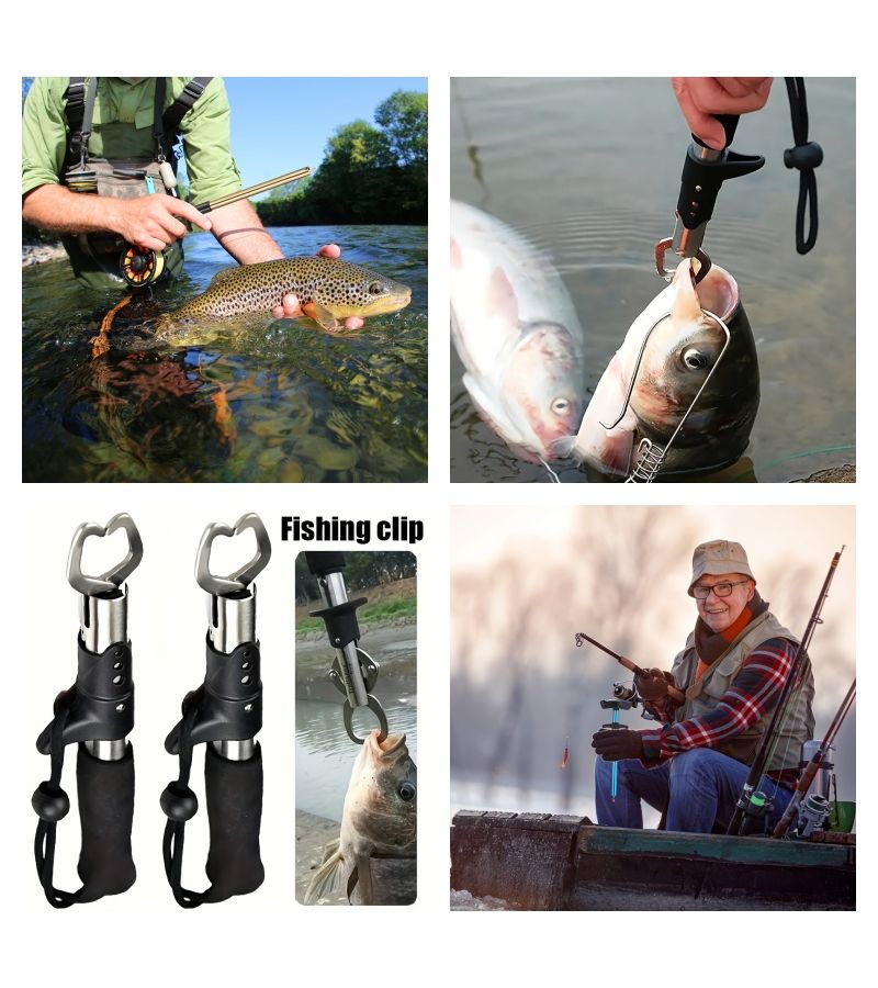 Red 2pcs T Shaped Aluminum Alloy Fish Hook Remover Set - Image 3
