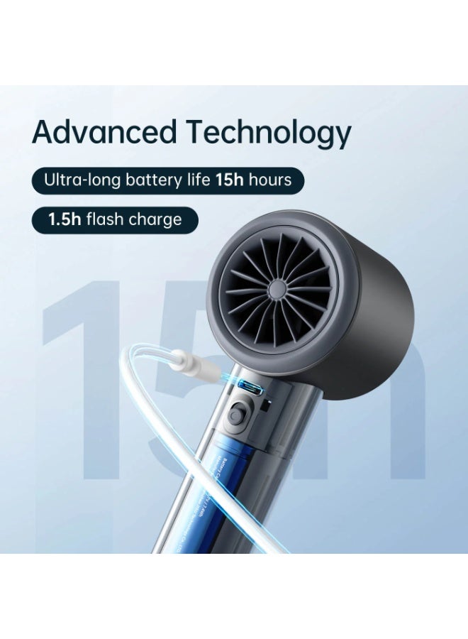 جيسيو لايف مروحة يد جيسولايف Pro1 S، بطارية 5000 مللي أمبير/ساعة - بني فاتح - Image 3