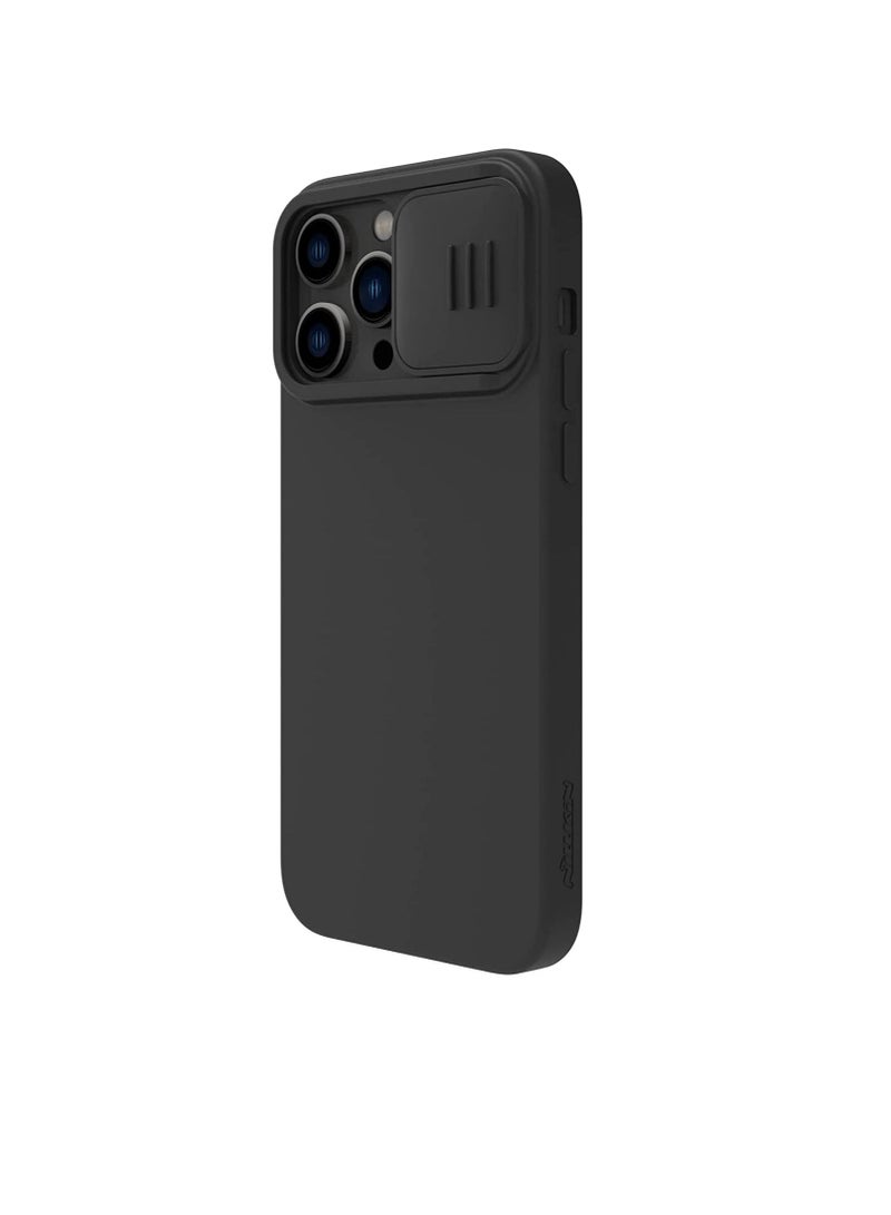 Nillkin CamShield Silky Silicone Case For iphone 14 Pro Max - Black - Image 2