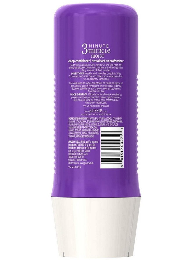 Aussie Moist 3 Minute Miracle Moist Deeeeep Liquid Conditioner 8 Oz. - Image 4