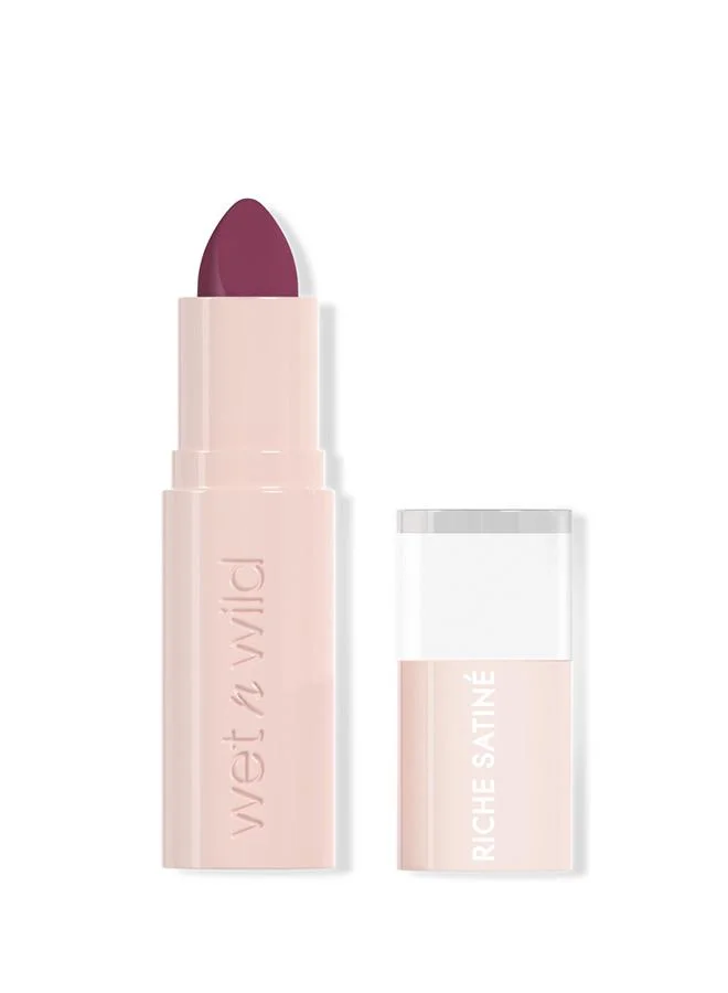 ويت اند وايلد Wet n wild Rich Satin Lipstick - Berried Life