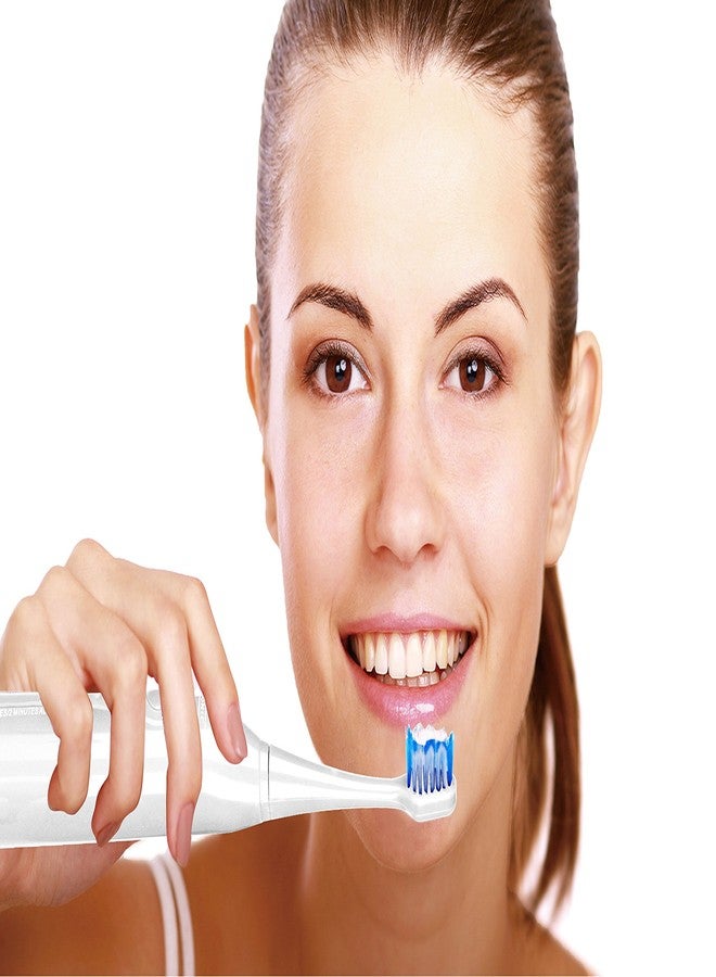 Pursonic S430 SmartSeries Electronic Power Rechargeable Sonic Toothbrush with 40,000 Strokes Per Minute, 12 Brush Heads Included (White - Image 3