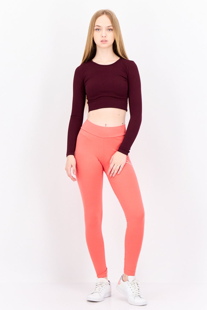 PUMA Women Tight Fit Training Leggings, Pink - Image 4