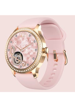 Furtey Smart Watch for Women, 1.28 in Smartwatch for iOS Phones IP68 Waterproof Bluetooth Call Activity Tracker with Full Touch Color Screen Heart Rate Monitor Pedometer Sleep Monitor, Pink  - Image 1