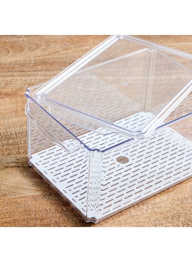 Home Box Sistematico Stackable Fridge Organizer With Drainage Tray 6.9 L - Image 3