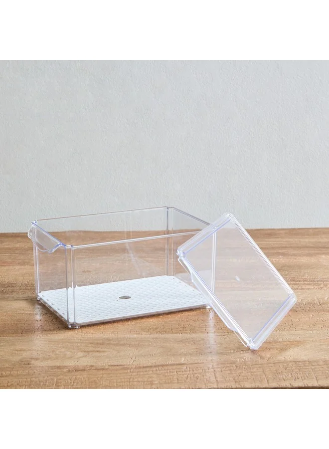Home Box Sistematico Stackable Fridge Organizer With Drainage Tray 6.9 L