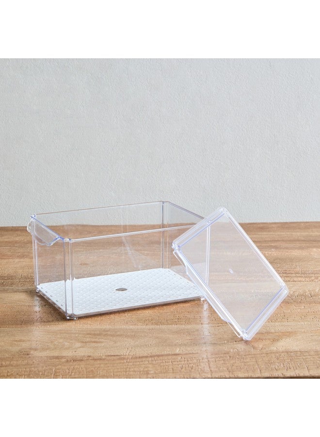 Home Box Sistematico Stackable Fridge Organizer With Drainage Tray 6.9 L - Image 2