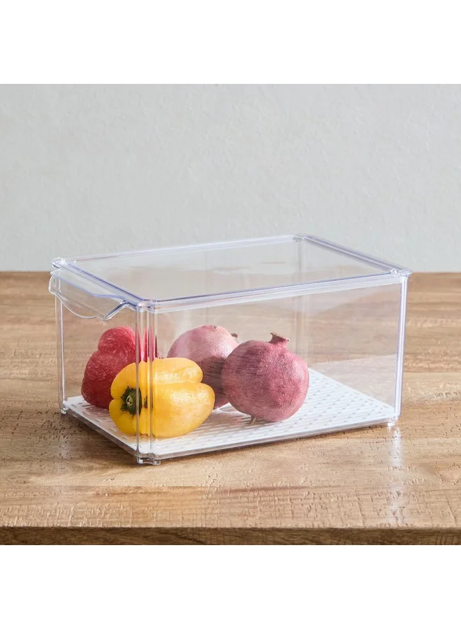 Home Box Sistematico Stackable Fridge Organizer With Drainage Tray 6.9 L