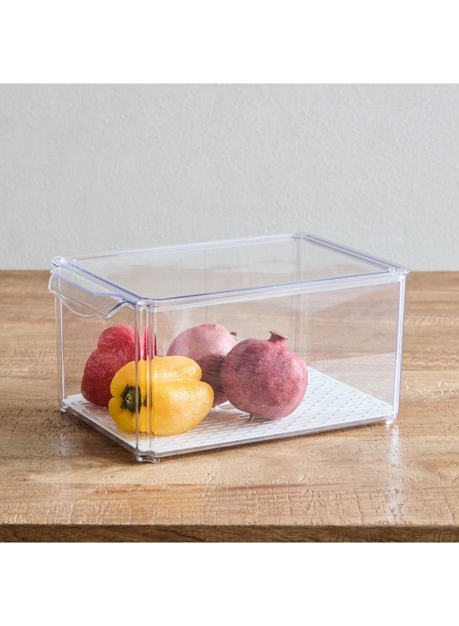 Home Box Sistematico Stackable Fridge Organizer With Drainage Tray 6.9 L - Image 1