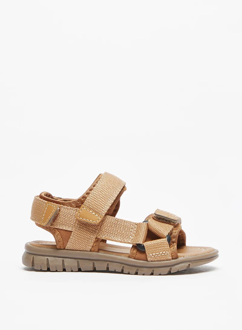 LBL by Shoexpress Girls Textured Floaters with Hook and Loop Closure